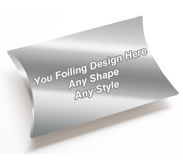 Silver Foiling - Pillow Style Packaging Boxes