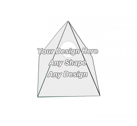 Die Cut - Pyramid Shape Boxes